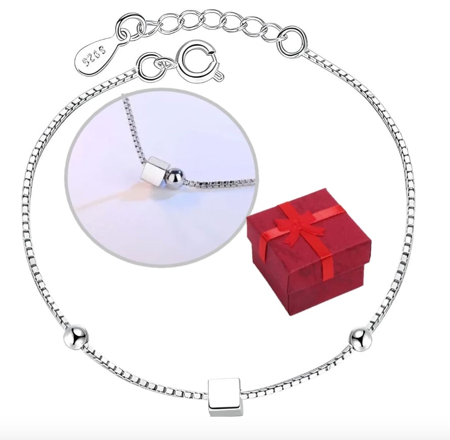 PULSERA PLATA MUJER ELEGANTE - 1