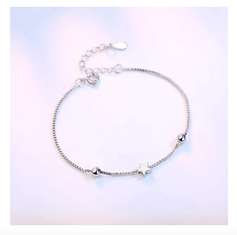 PULSERA PLATA MUJER ELEGANTE - 5