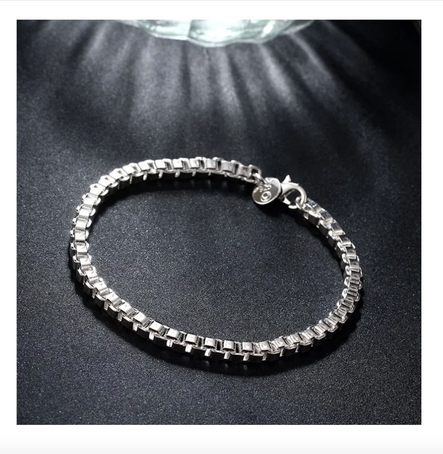 PULSERA PLATA MUJER ELEGANTE - 4