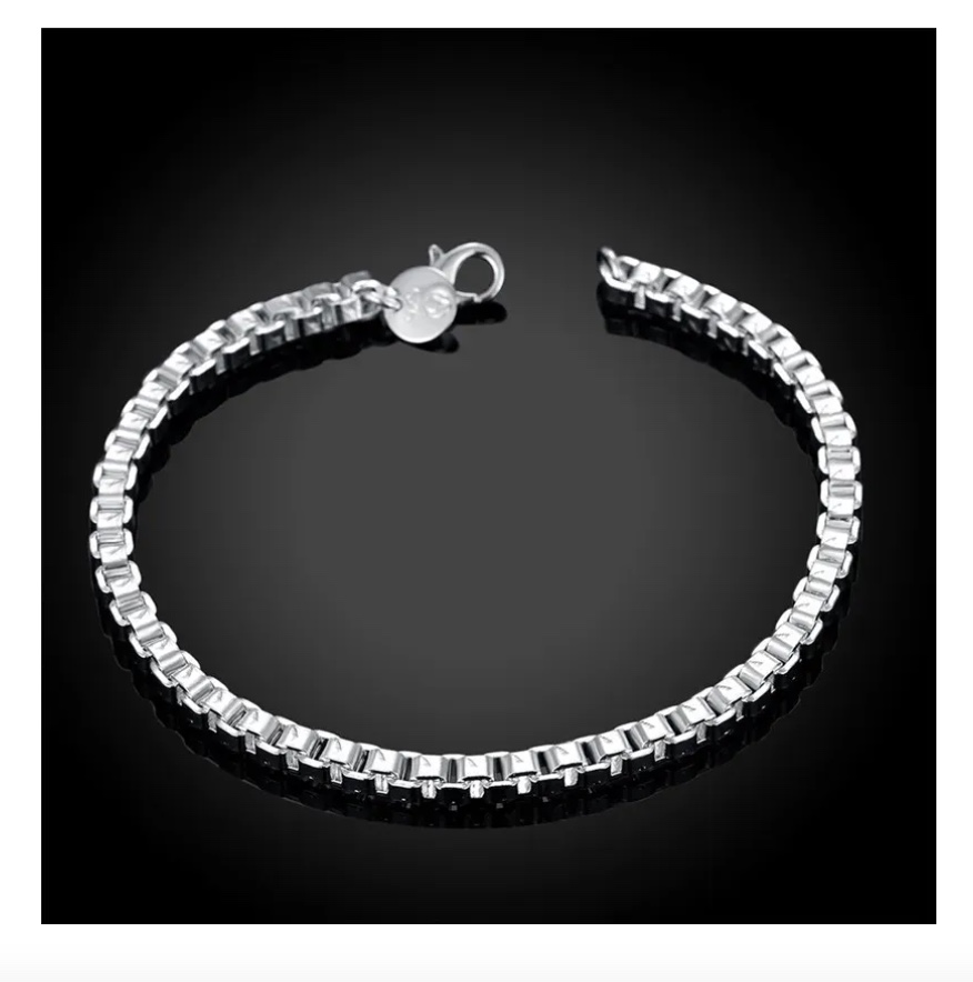 PULSERA PLATA MUJER ELEGANTE - 5
