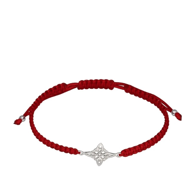 PULSERA PLATA 925 NUDO DE BRUJA - 1