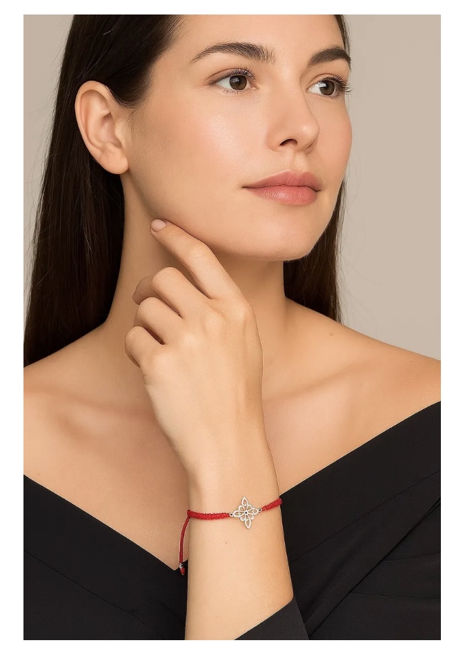 PULSERA PLATA 925 NUDO DE BRUJA - 3