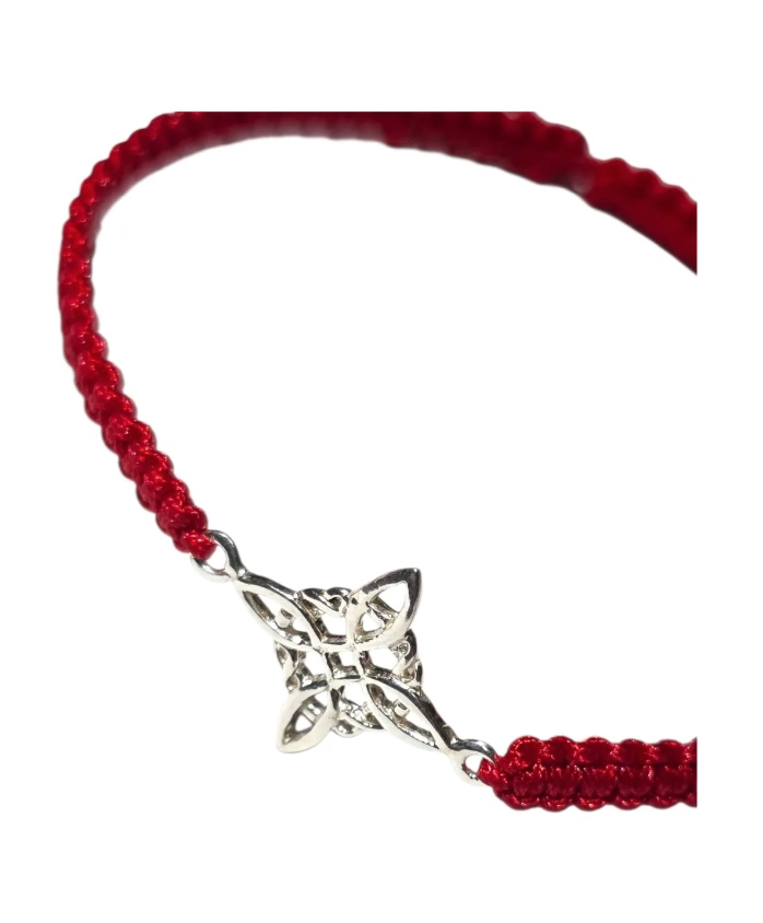 PULSERA PLATA 925 NUDO DE BRUJA - 5