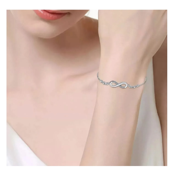 PULSERA PLATA AJUSTABLE - 2
