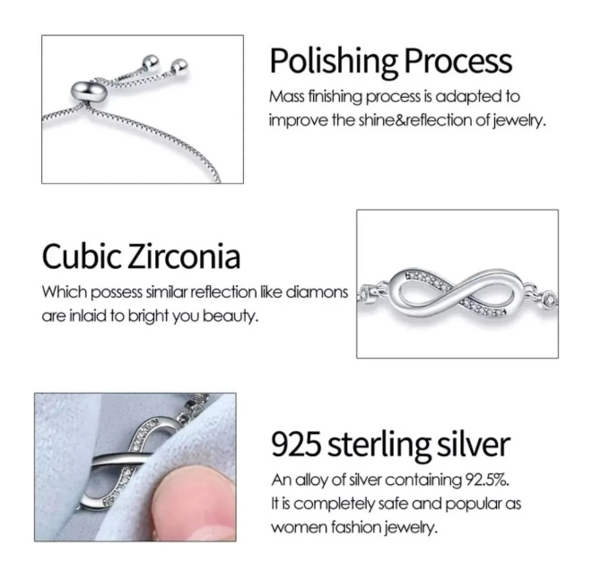 PULSERA PLATA AJUSTABLE - 4