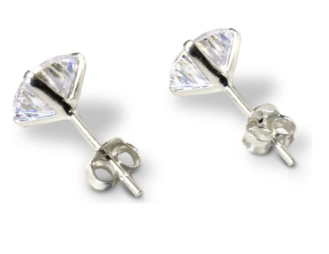 AROS PLATA FINA CIRCON BRILLANTE - 4