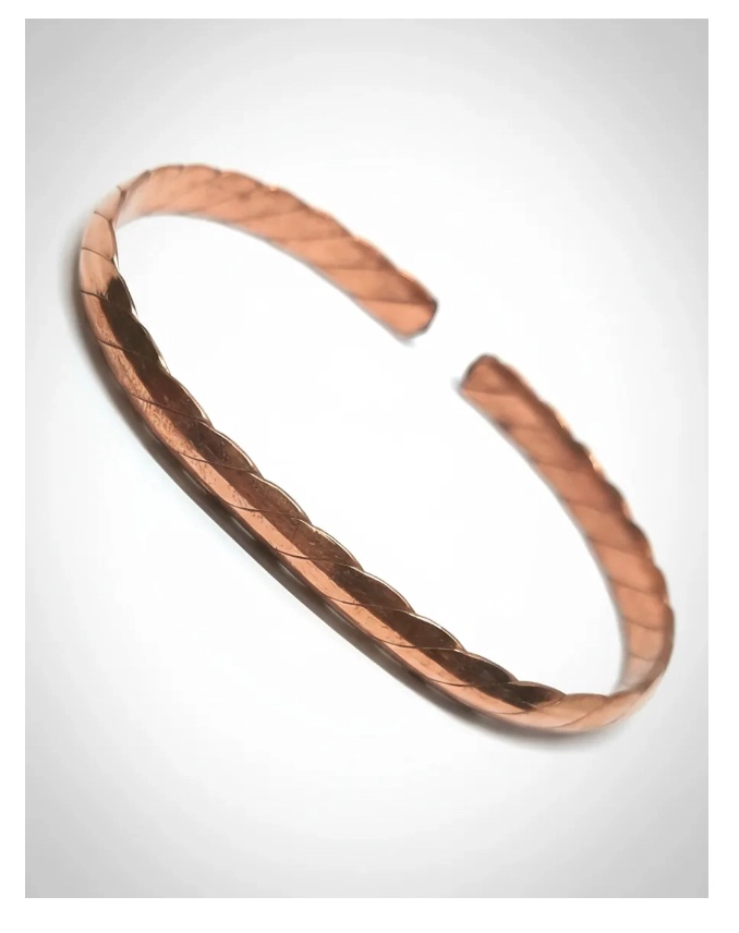 PULSERA DE COBRE PURO TRENZADA TERAPE UTICA - 2