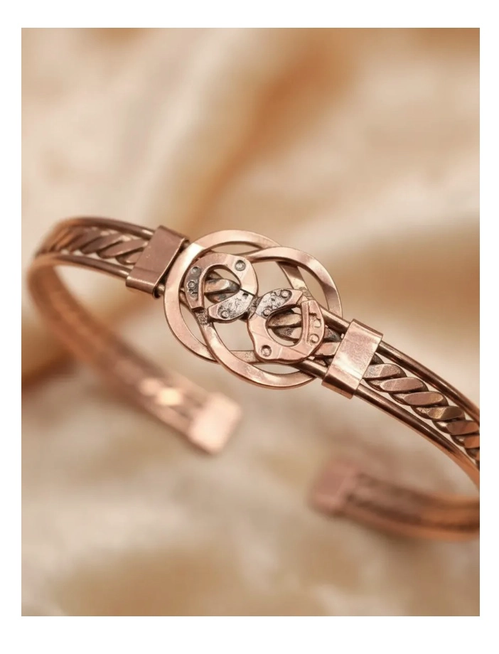 PULSERA DE COBRE PURO HERRADURA TERAPE UTICA - 1