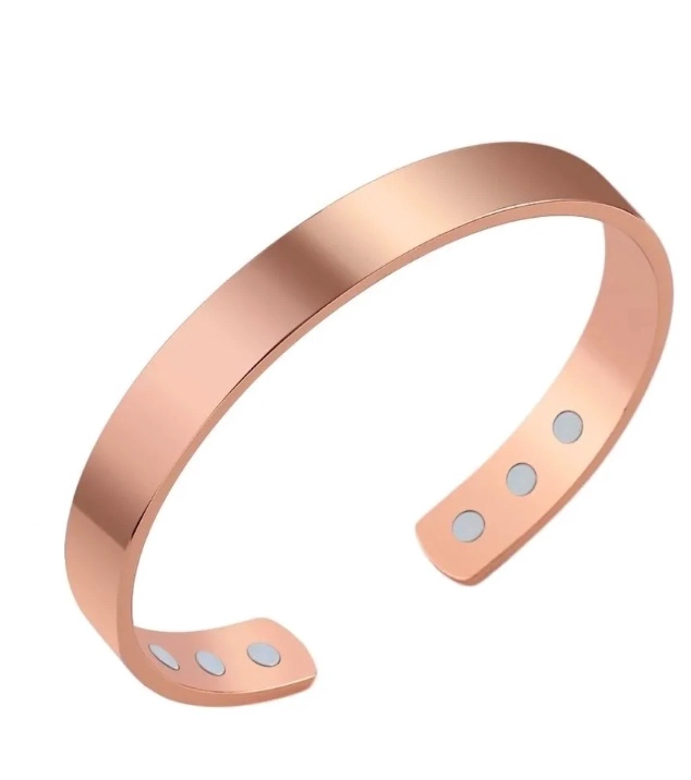 PULSERA COBRE BRAZALETE AJUSTABLE - 1