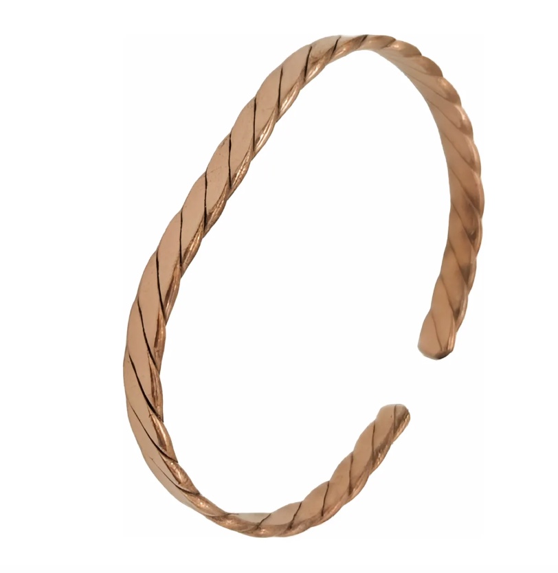 PULSERA DE COBRE PURO TRENZADA TERAPE UTICA ARTRITIS - 2