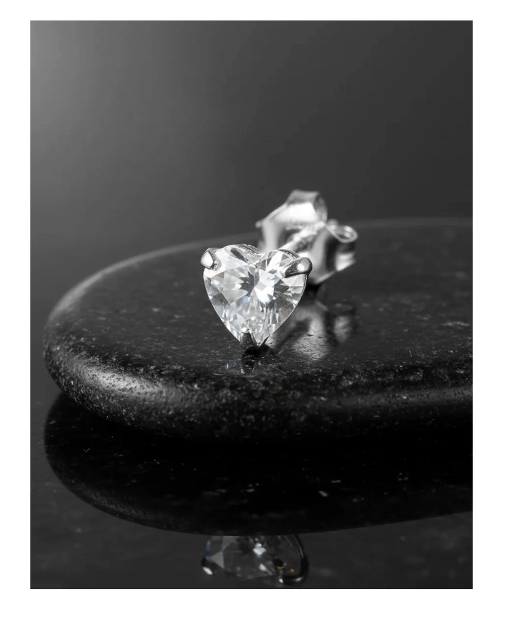 AROS PLATA FINA CIRCON MUJER O NIÑA - 4