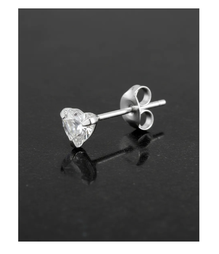 AROS PLATA FINA CIRCON MUJER O NIÑA - 6