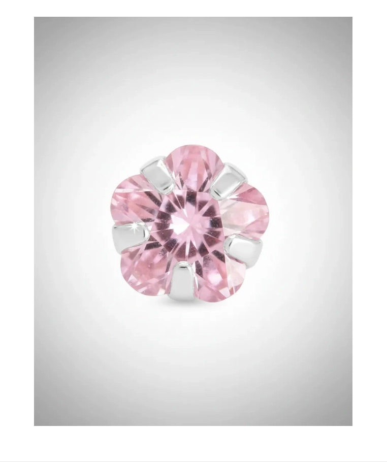 AROS PLATA FINA CIRCON MUJER O NIÑA - 6