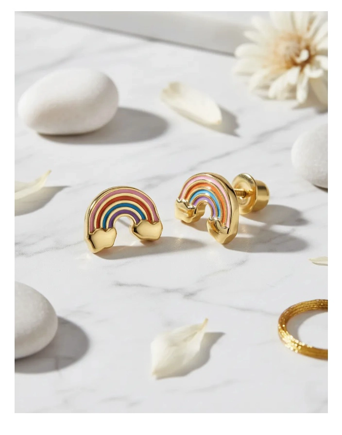 ARO ARCOIRIS CON ESLAMLTE PLATA - 2