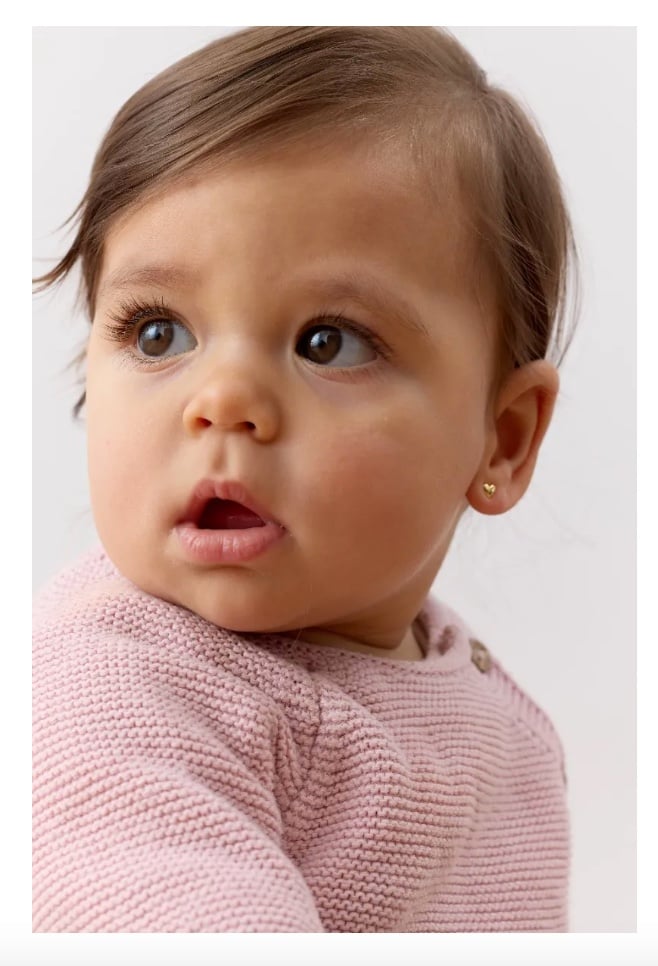 AROS PENDIENTES BEBE PLATA CON BAÑO - 2