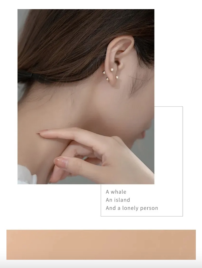 AROS (18K) PARA BEBE ATORNILLADOS DORADO - 5