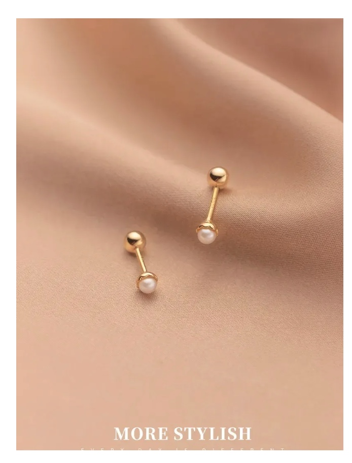 AROS (18K) PARA BEBE ATORNILLADOS DORADO - 6