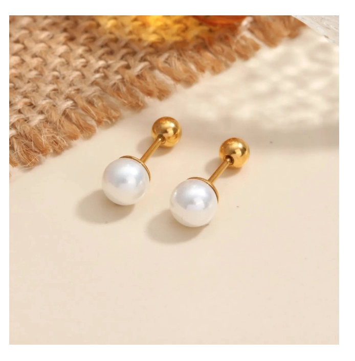 AROS (18K) PARA BEBE ATORNILLADOS DORADO - 1