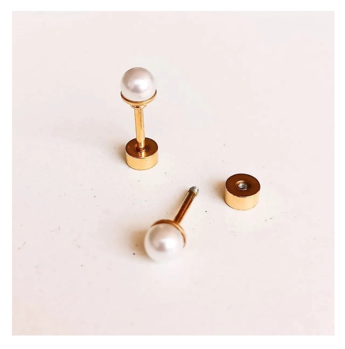 AROS PERLA SEGURIDAD PIERCING - 4