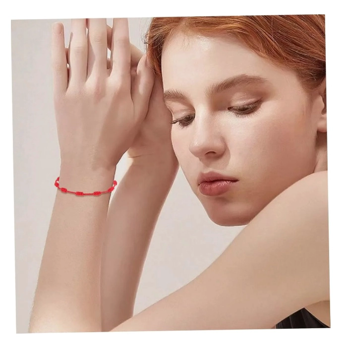 12 PULSERAS HILO ROJO 7 NUDOS DE PROTECCION - 5