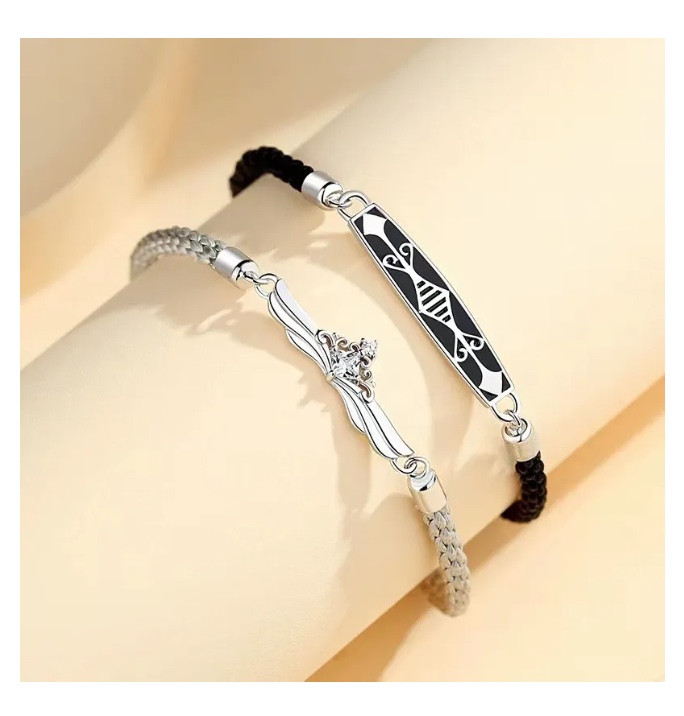 PULSERA DE PAREJA PRINCESA CABALLERO - 6