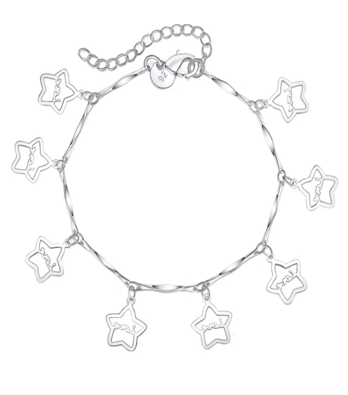 CONJUNTO COLLAR PULSERA PLATA - 5