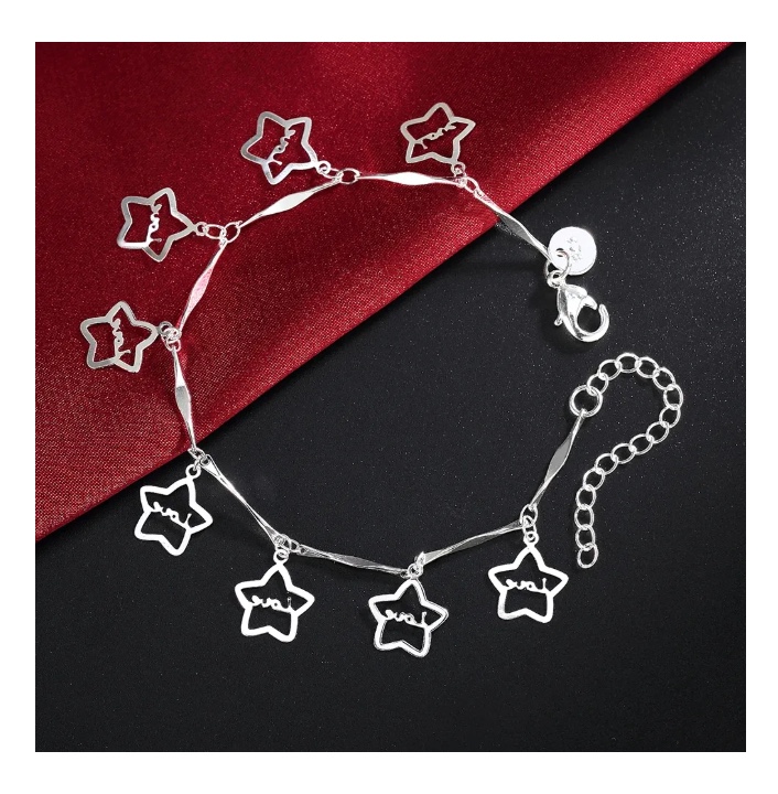 CONJUNTO COLLAR PULSERA PLATA - 6