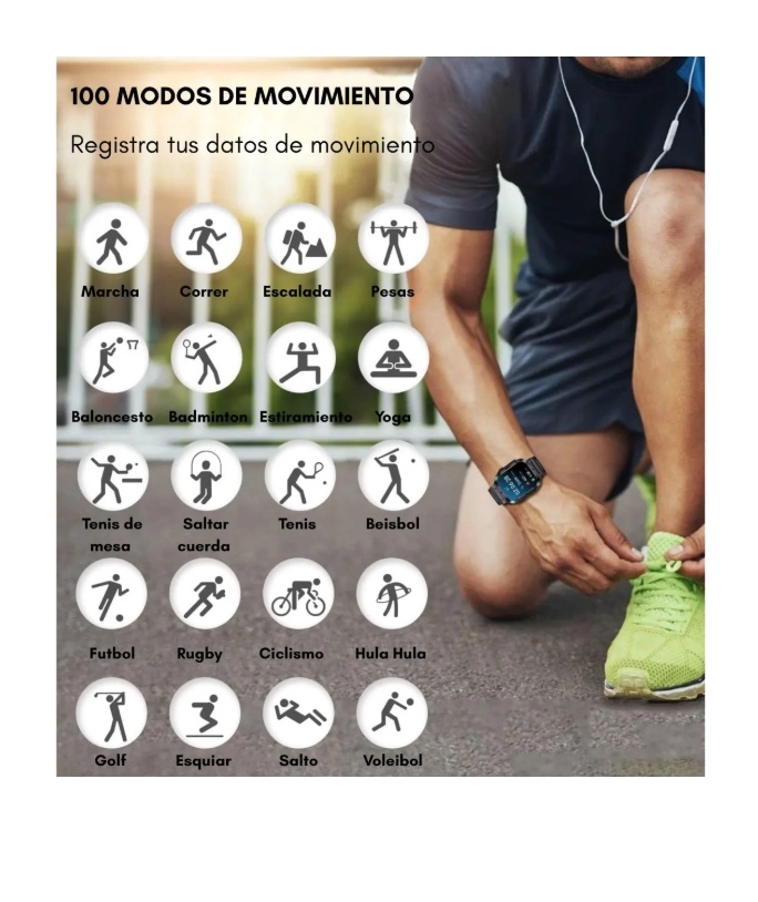 RELOJ INTELIGENTE DEPORTIVO - 3
