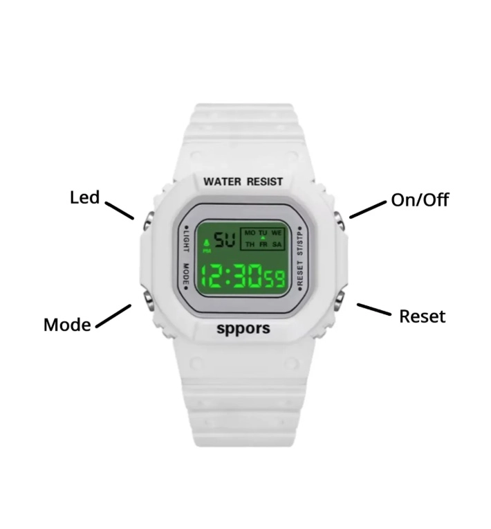 RELOJ PULSERA DIGITAL DEPORTIVO - 3