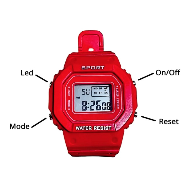 RELOJ PULSERA DIGITAL DEPORTIVO - 2