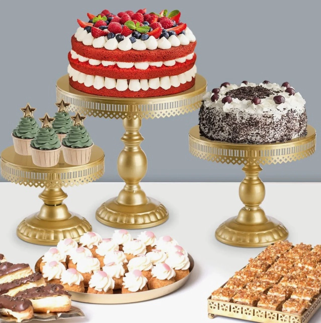 JUEGO DE 10 SOPORTES PARA TARTAS - 5
