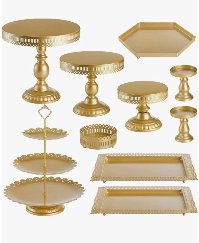 JUEGO DE 10 SOPORTES PARA TARTAS - 8