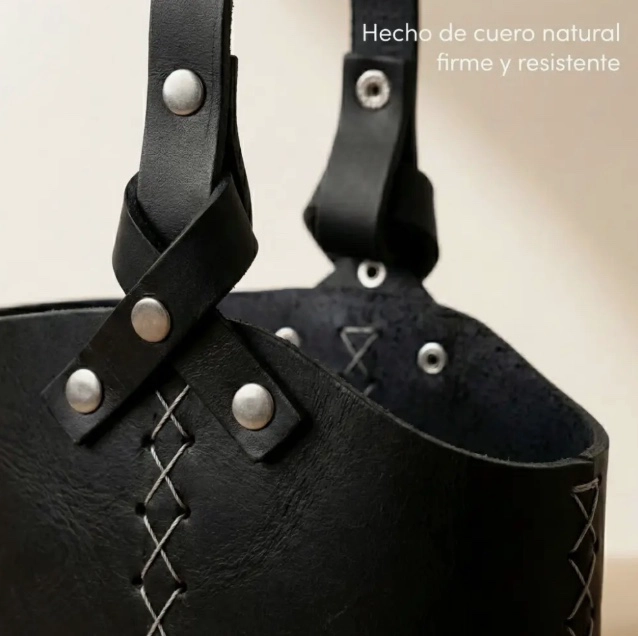 BOLSO MATERO CUERO PORTA YERBA MATE - 2