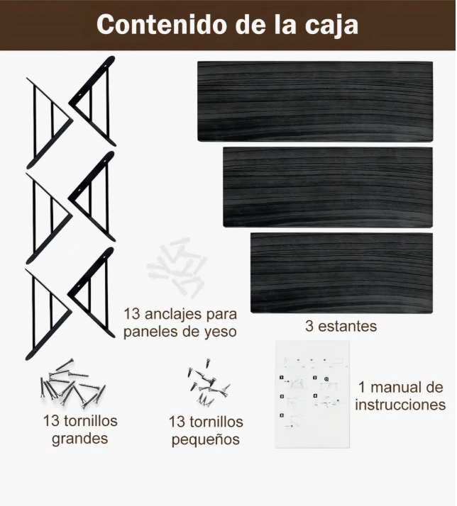 REPISAS FLOTANTES DE MADERA - 3