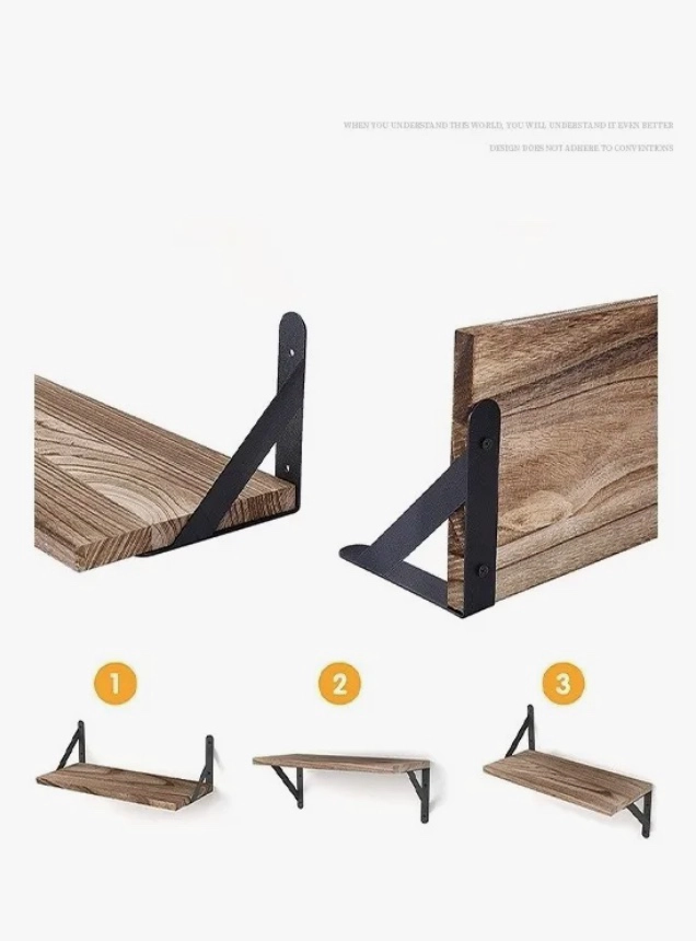 KIT X4 REPISAS FLOTANTES DE PARED - 5