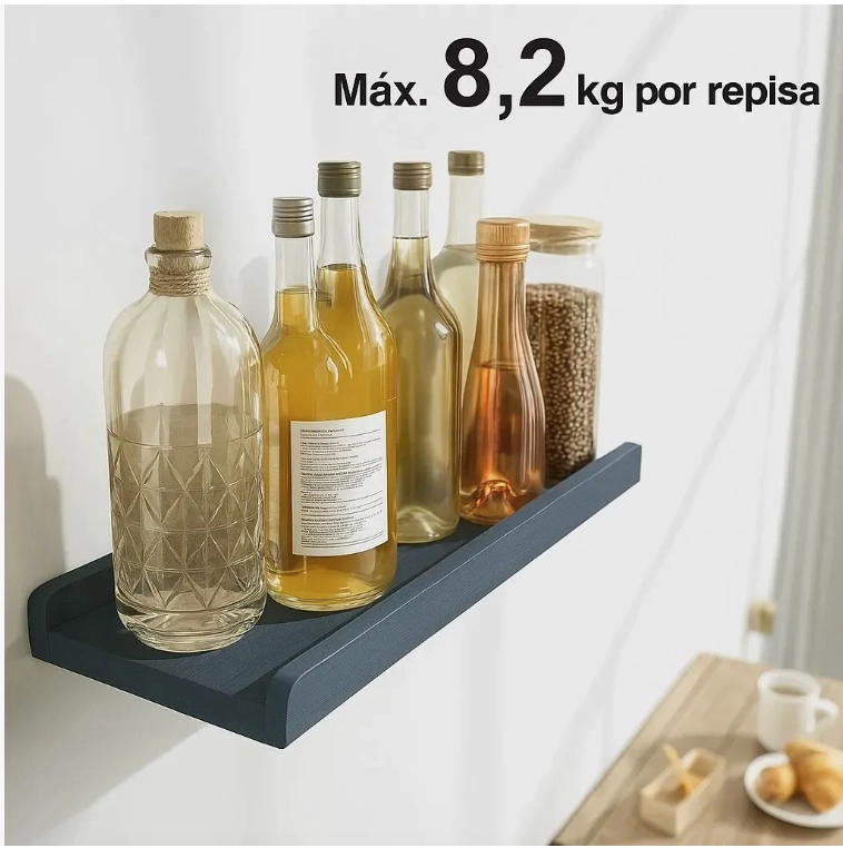 REPISAS FLOTANTES PARA NIÑOS DE MADERA - 6