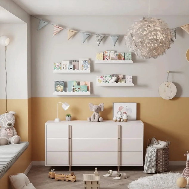 REPISAS PARA NIÑOS DE MADERA SET DE 4 - 4