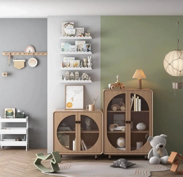 REPISAS PARA NIÑOS DE MADERA SET DE 4 - 5