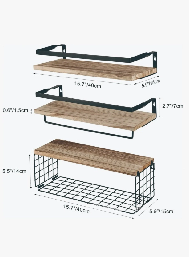 KIT REPISAS FLOTANTES DE PARED - 3
