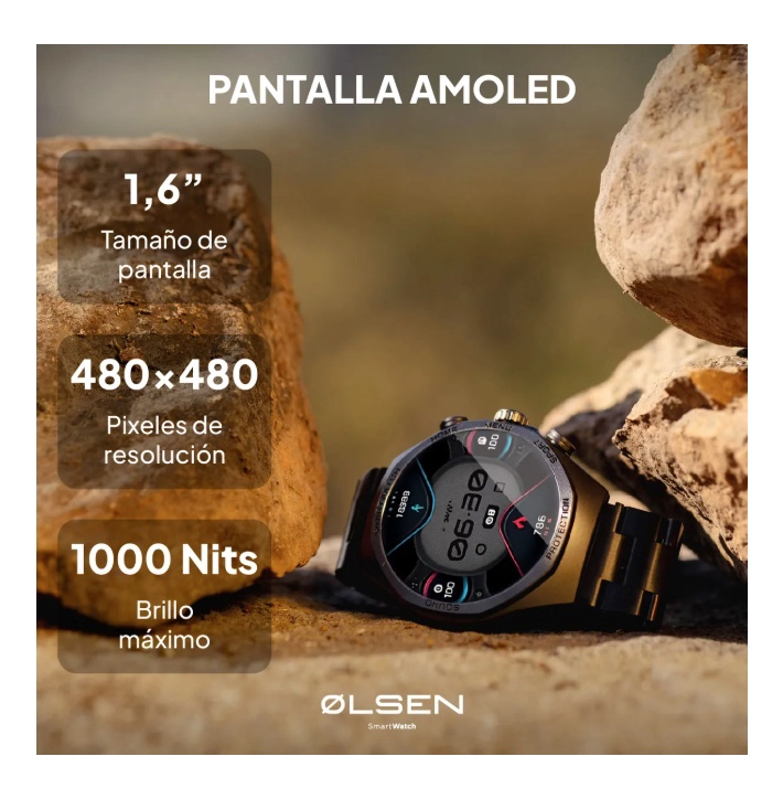 SMARTWATCH RELOJ INTELIGENTE HOMBRE - 2