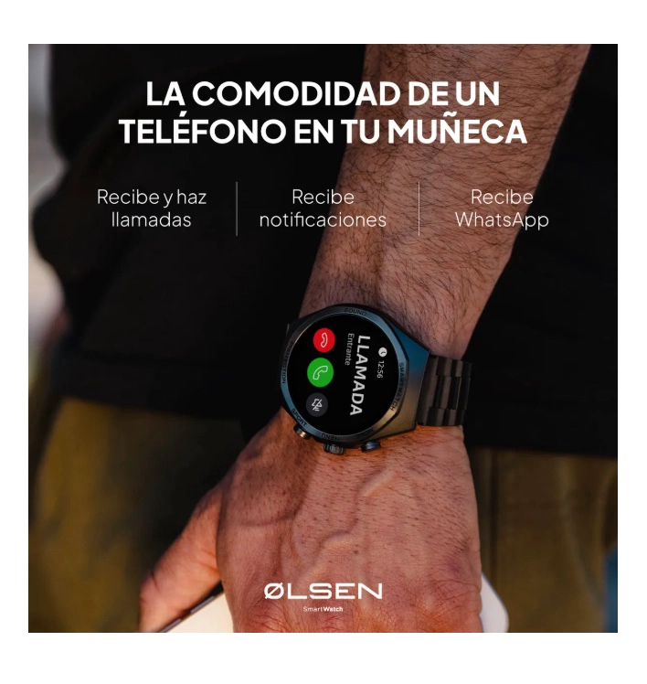 SMARTWATCH RELOJ INTELIGENTE HOMBRE - 3