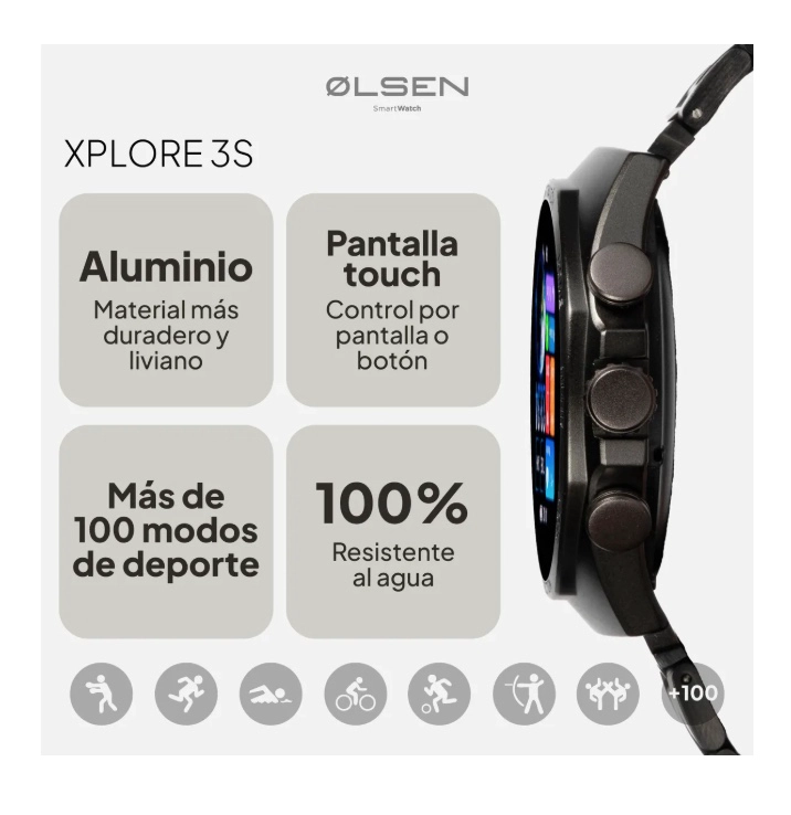 SMARTWATCH RELOJ INTELIGENTE HOMBRE - 4