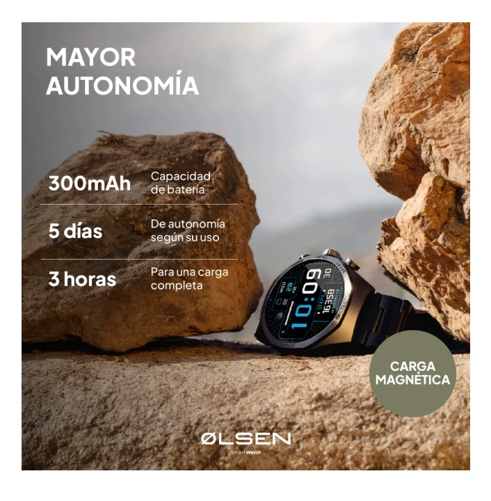 SMARTWATCH RELOJ INTELIGENTE HOMBRE - 5