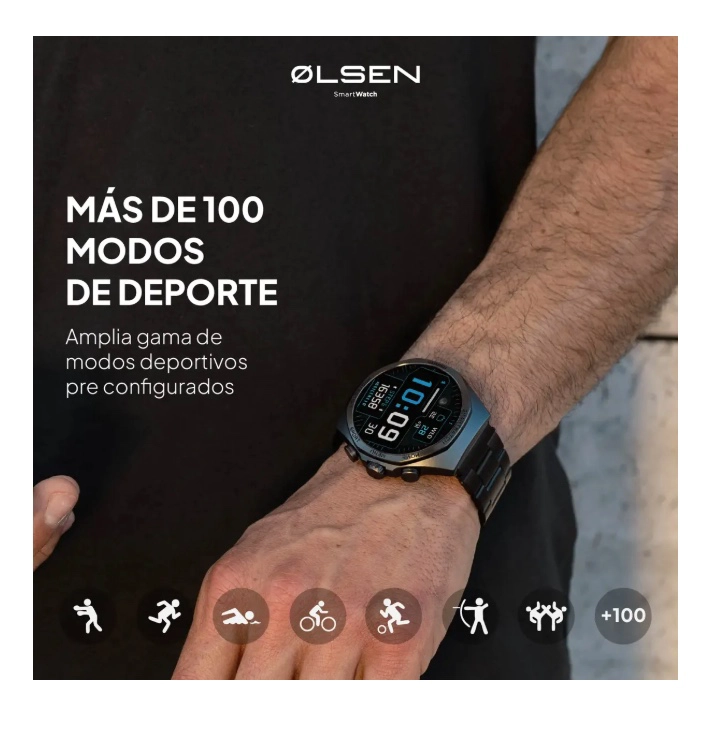 SMARTWATCH RELOJ INTELIGENTE HOMBRE - 6