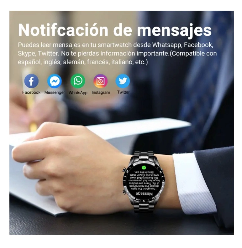 RELOJ INTELIGENTE HOMBRE - 3