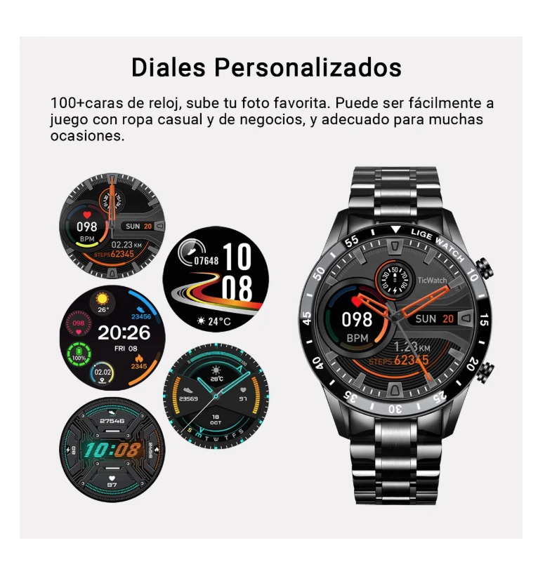 RELOJ INTELIGENTE HOMBRE - 6