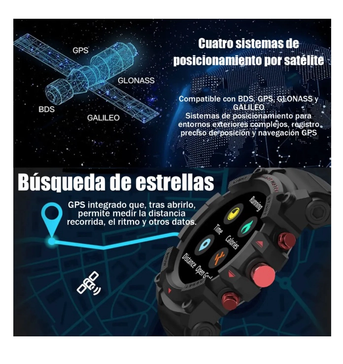 RELOJ INTELIGENTE SMART WATCH DEPORTIVO - 2
