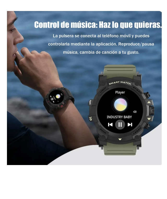 RELOJ INTELIGENTE SMART WATCH DEPORTIVO - 7