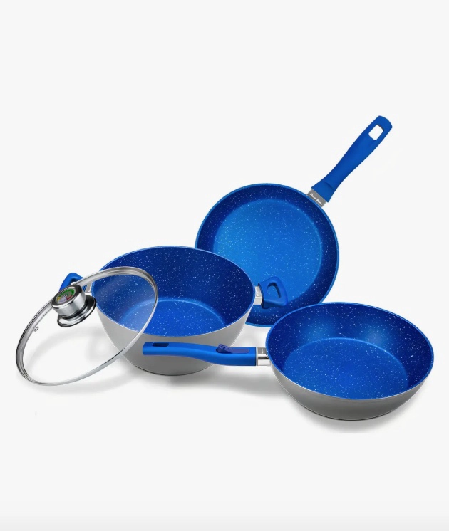 BATERIA DE COCINA SET AZUL - 6