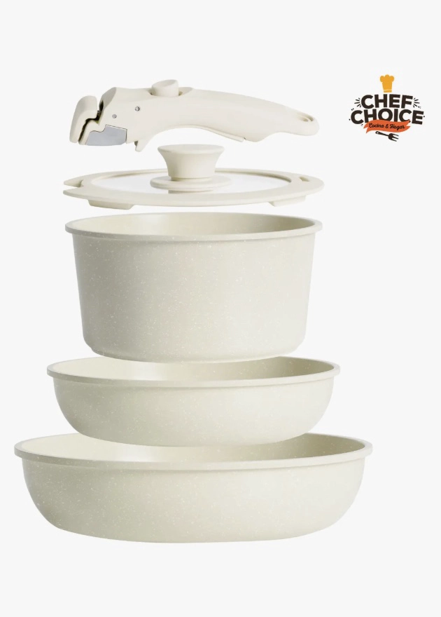 BATERIA COCINA ANTIADHERENTE 5PCS - 1
